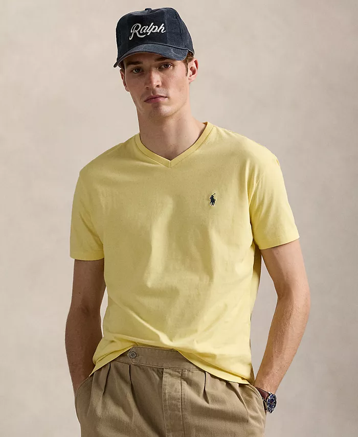 Мужская футболка с V-образным вырезом классического кроя Polo Ralph Lauren, желтый
Мужская футболка с V-образным вырезом классического кроя Polo Ralph Lauren, желтый