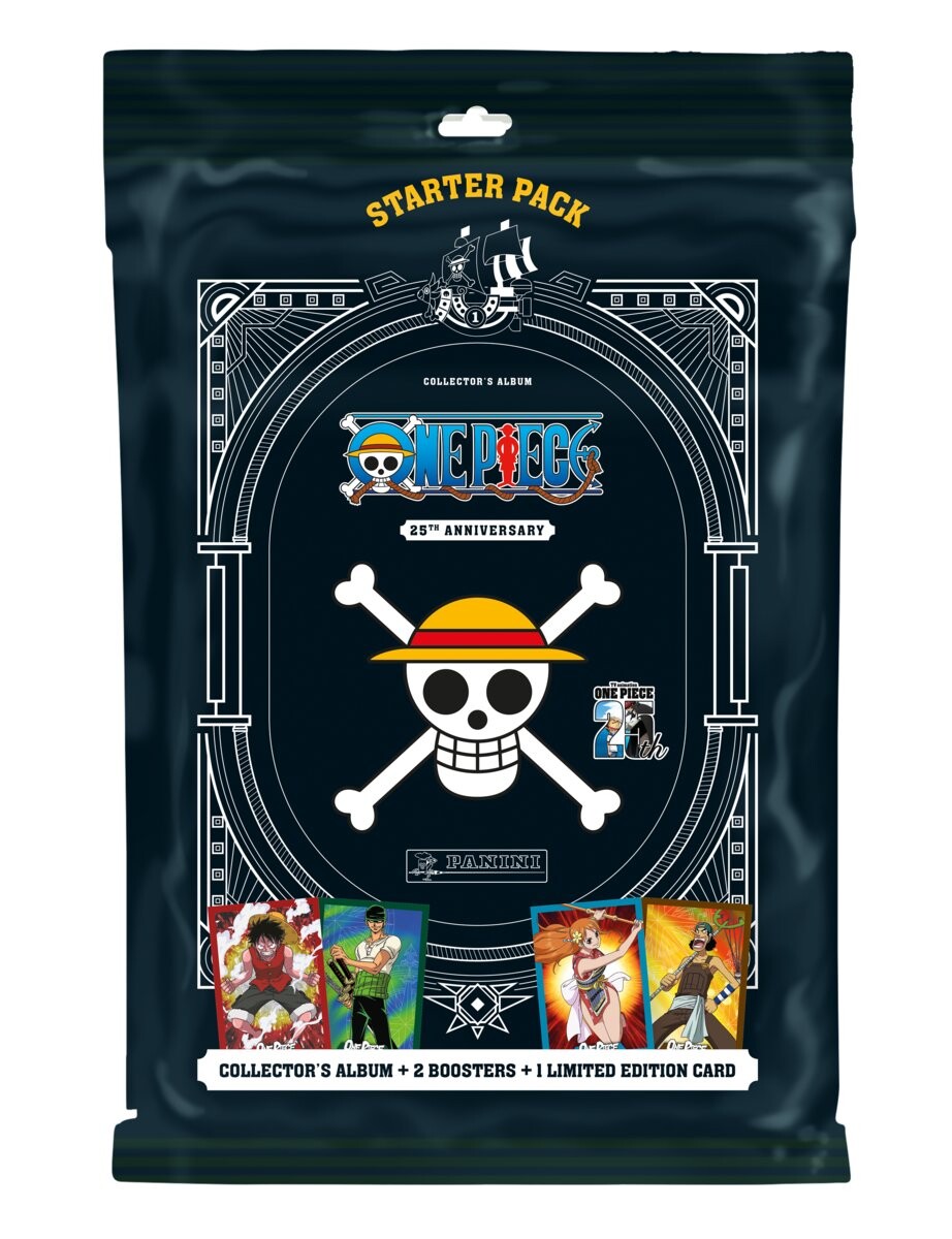 Стартовый набор One Piece Tc к 25-летнему юбилею Panini Kolekcja
Стартовый набор One Piece Tc к 25-летнему юбилею Panini Kolekcja