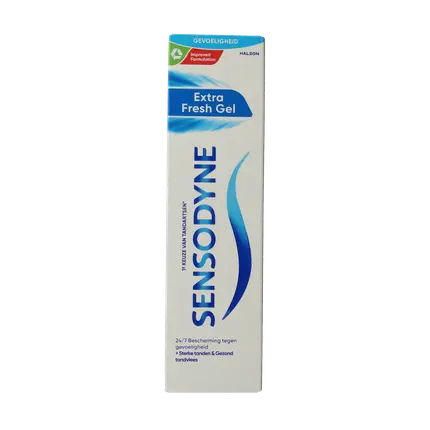 Зубная паста Extra Fresh Gel - 75 миллилитров Sensodyne
Зубная паста Extra Fresh Gel - 75 миллилитров Sensodyne