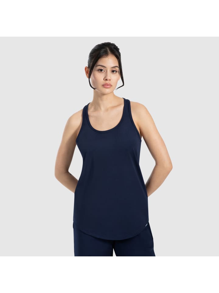 Майка Meggy темно-синего цвета SMILODOX
Майка Meggy темно-синего цвета SMILODOX