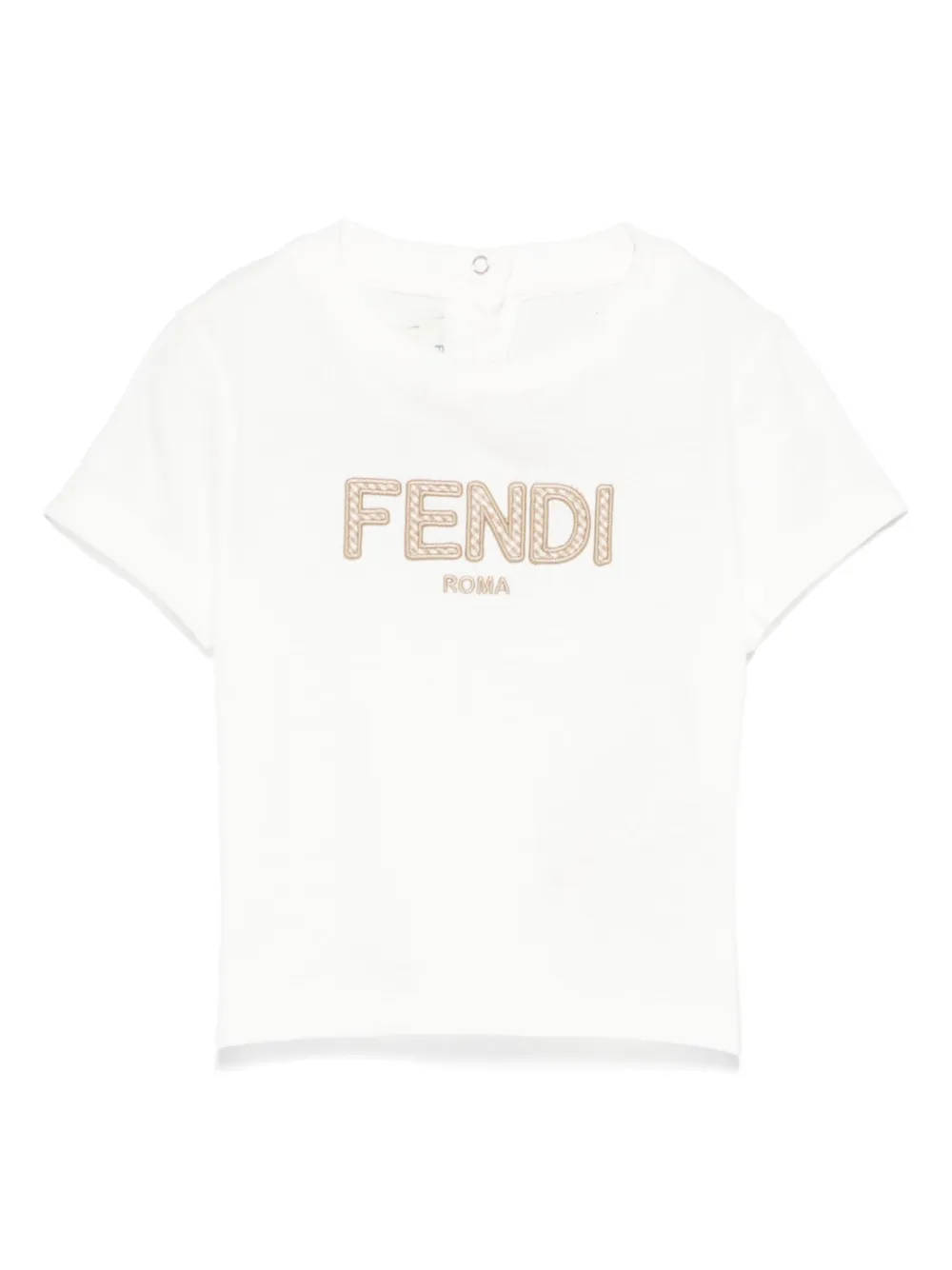 Футболка из джерси с вышитым логотипом FENDI KIDS, белый
Футболка из джерси с вышитым логотипом FENDI KIDS, белый