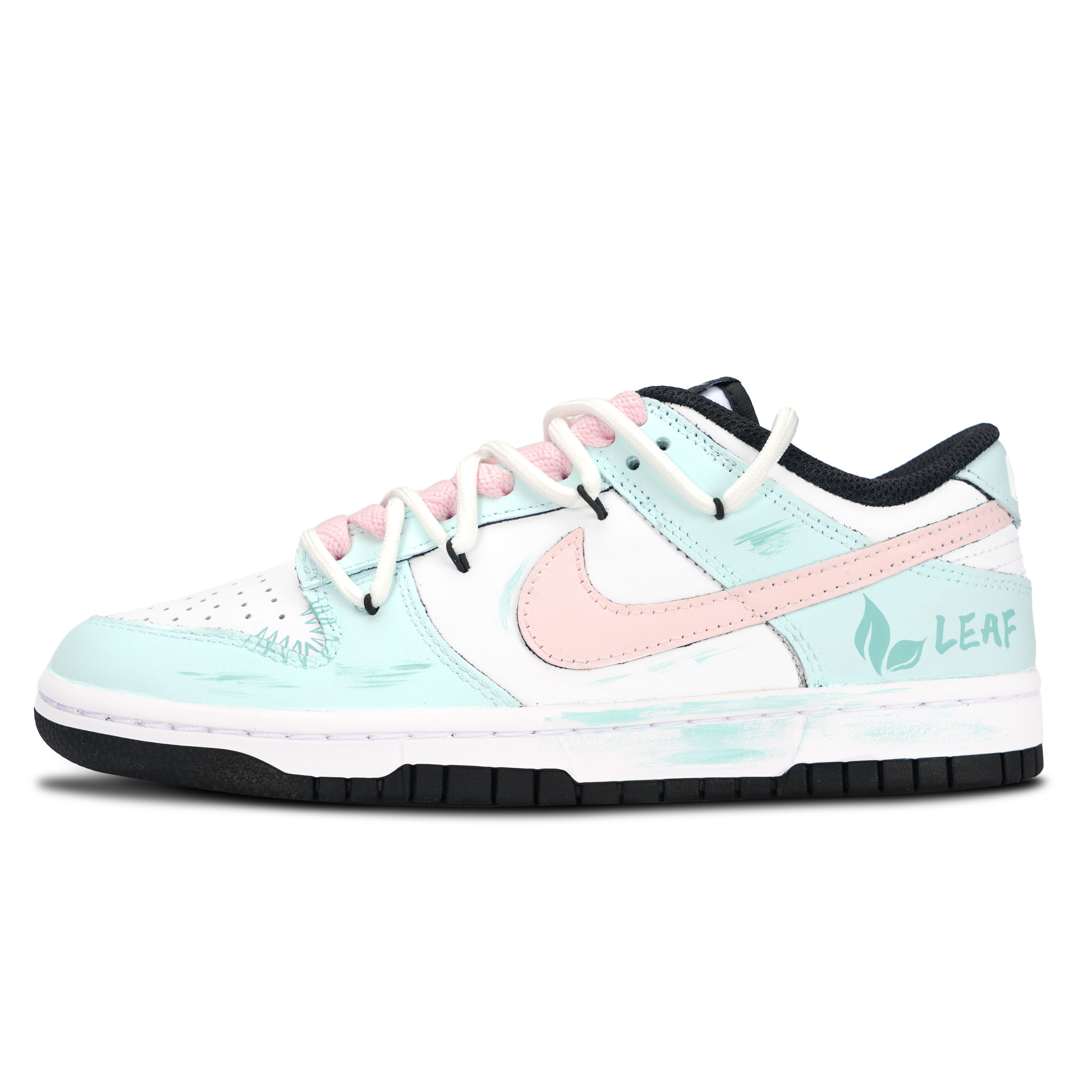 Nike Кроссовки Dunk Black White, Mint Leaf, кожаные, нескользящие, устойчивые к истиранию, низкие, для скейтбординга, цвет cyan, унисекс
Nike Кроссовки Dunk Black White, Mint Leaf, кожаные, нескользящие, устойчивые к истиранию, низкие, для скейтбординга, цвет cyan, унисекс