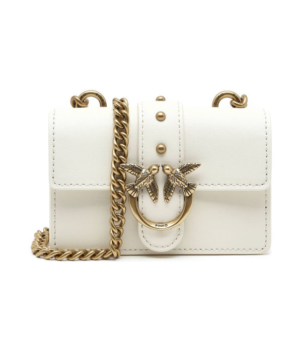 Сумка кожаная Pinko Love One, белый
Сумка кожаная Pinko Love One, белый