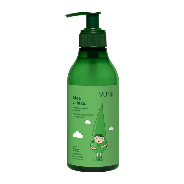 Жидкое мыло Алоэ, 400 мл Yumi Aloe jabłko 
Жидкое мыло Алоэ, 400 мл Yumi Aloe jabłko
