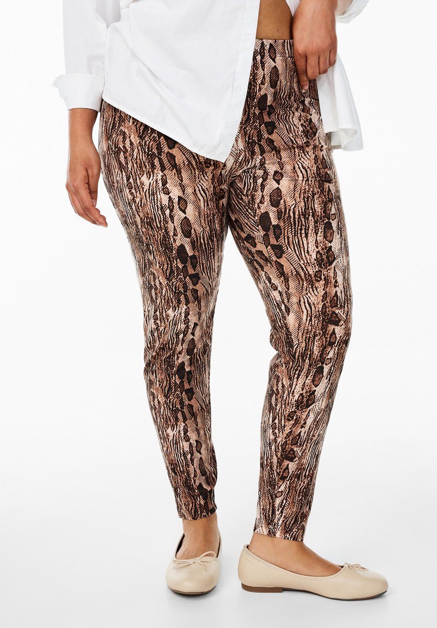 Брюки Zizzi Leggings, Snake/Mottled Light Brown
Брюки Zizzi Leggings, Snake/Mottled Light Brown