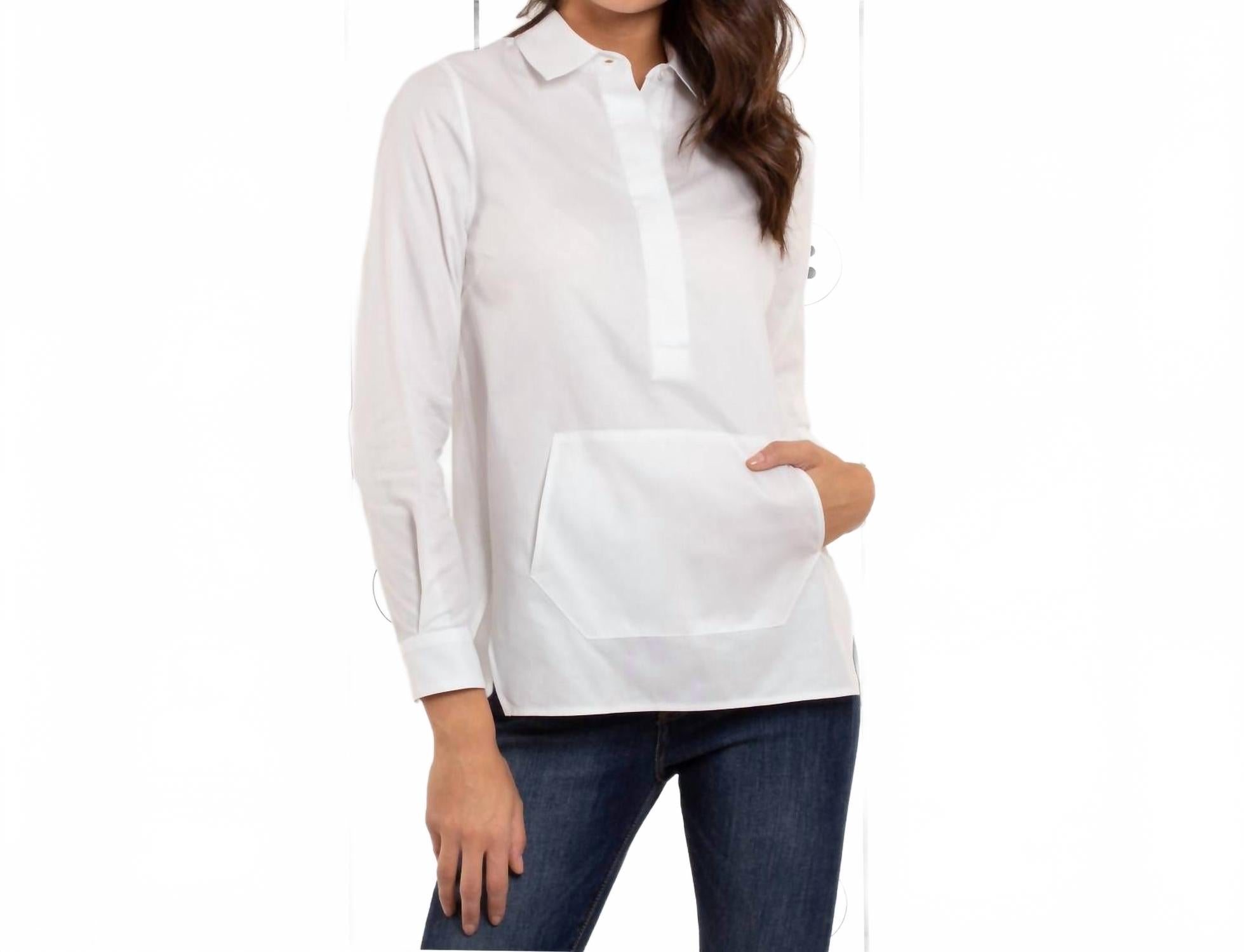 Трапециевидный пуловер в облачно-белом цвете Thirteen Seven
Трапециевидный пуловер в облачно-белом цвете Thirteen Seven