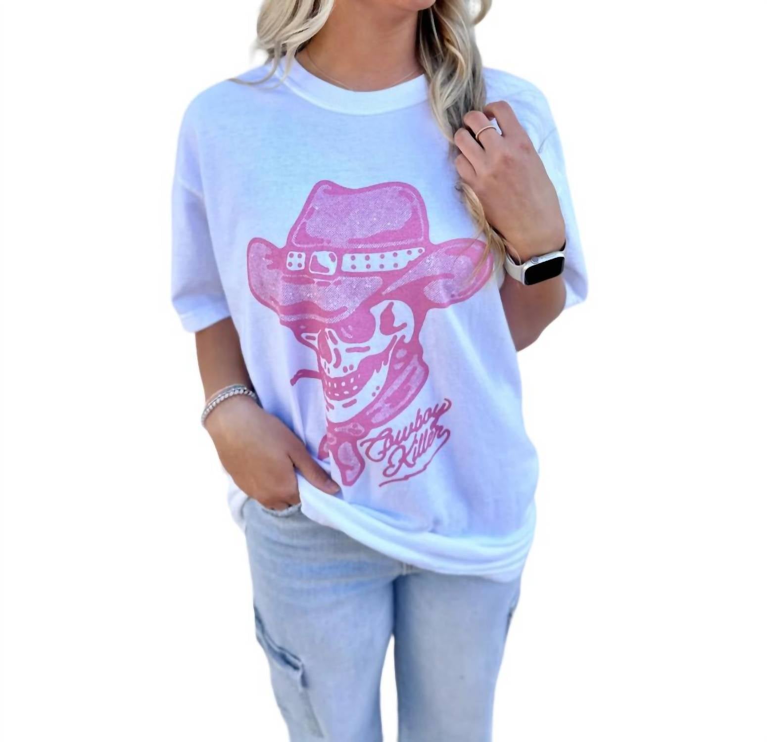 Винтажная футболка Cowboy Killer белого цвета Illustrated Society
Винтажная футболка Cowboy Killer белого цвета Illustrated Society