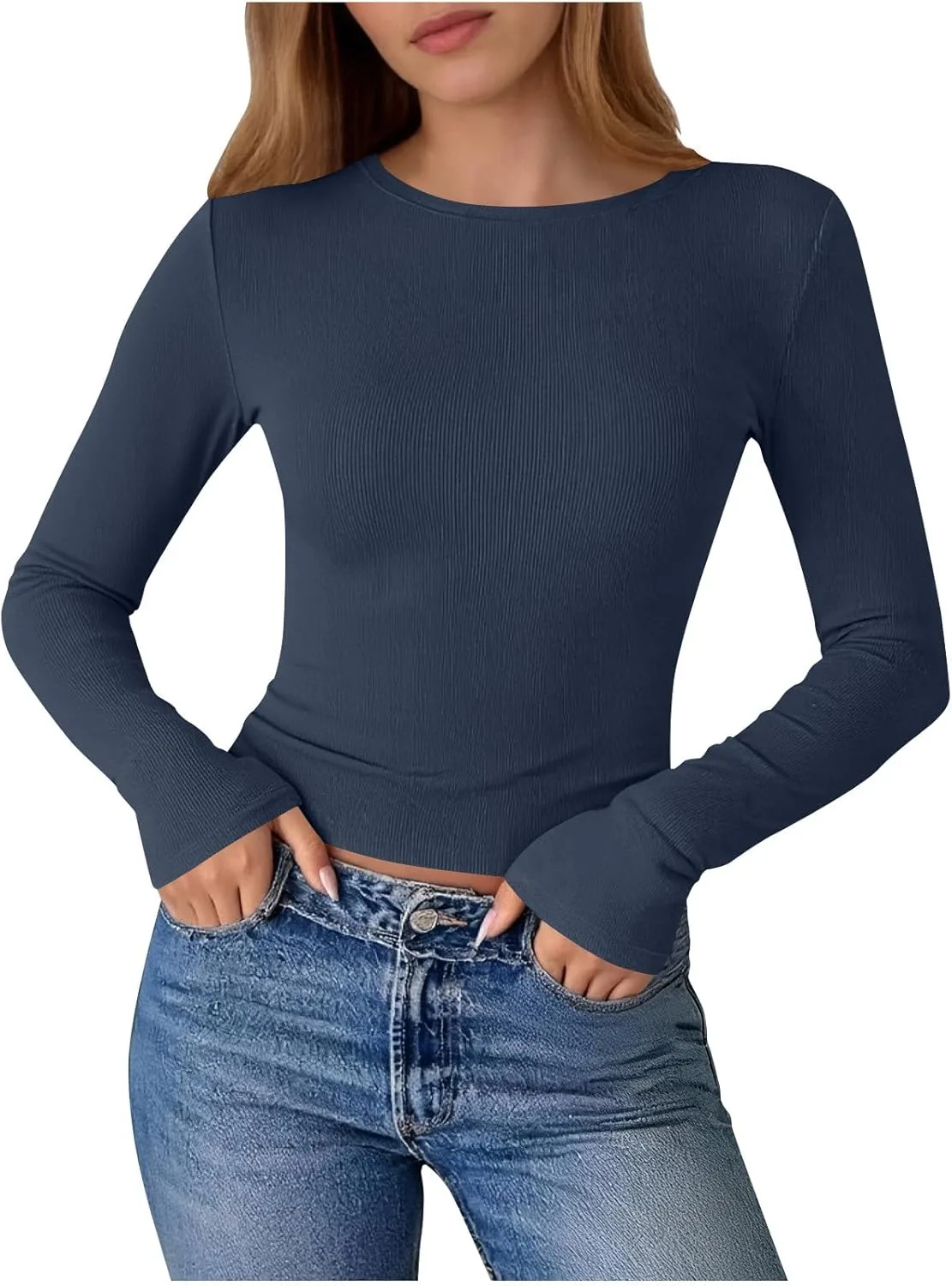 Женская футболка с длинным рукавом Slim Fit, легкая, с рифленой вязкой Furundly
Женская футболка с длинным рукавом Slim Fit, легкая, с рифленой вязкой Furundly