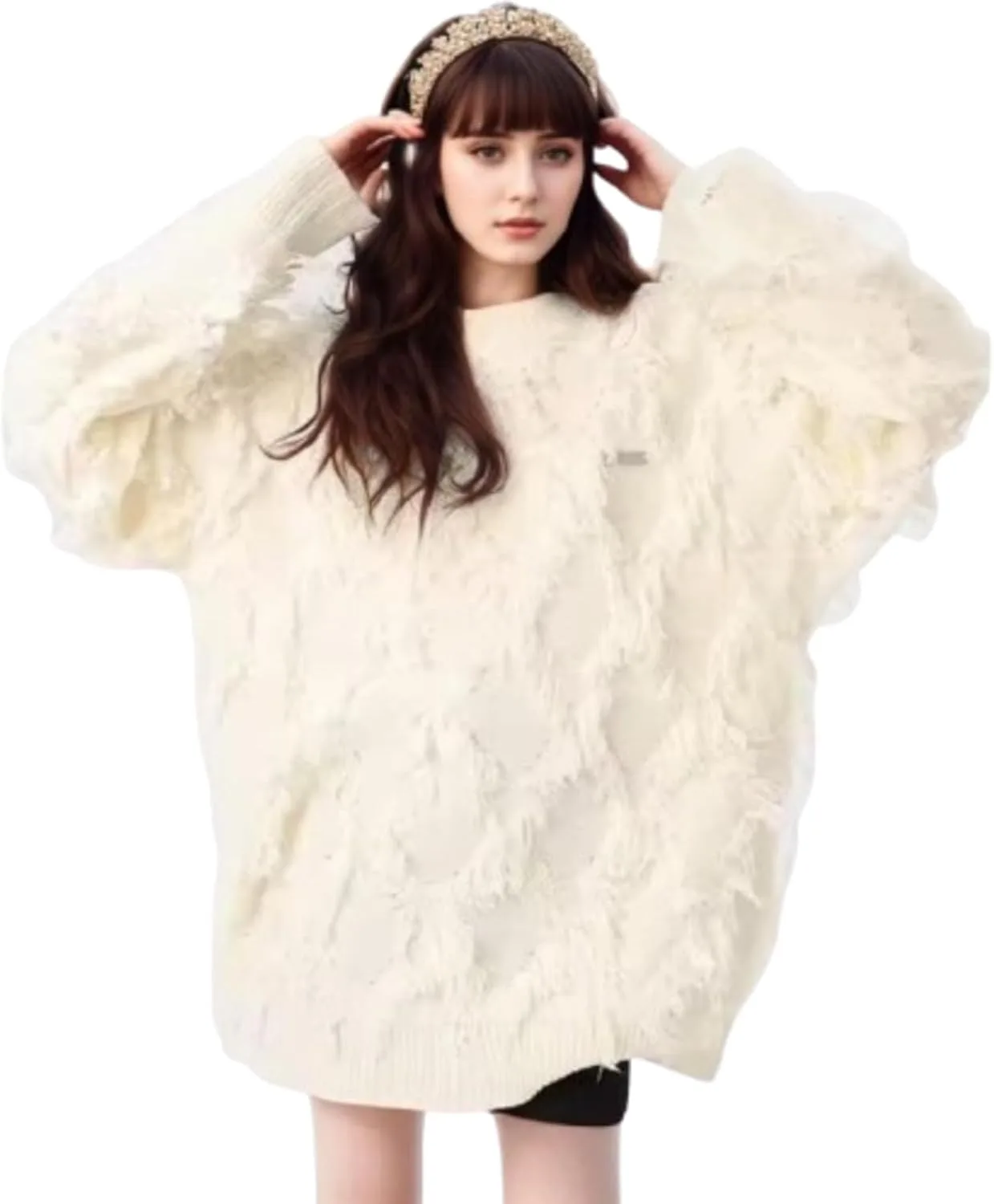 CUTEGAL Y2K свитер с потертостями кросс оверсайз дедушкин свитер бегги трикотаж лонгслив пуловер зимний стритвир унисекс
CUTEGAL Y2K свитер с потертостями кросс оверсайз дедушкин свитер бегги трикотаж лонгслив пуловер зимний стритвир унисекс