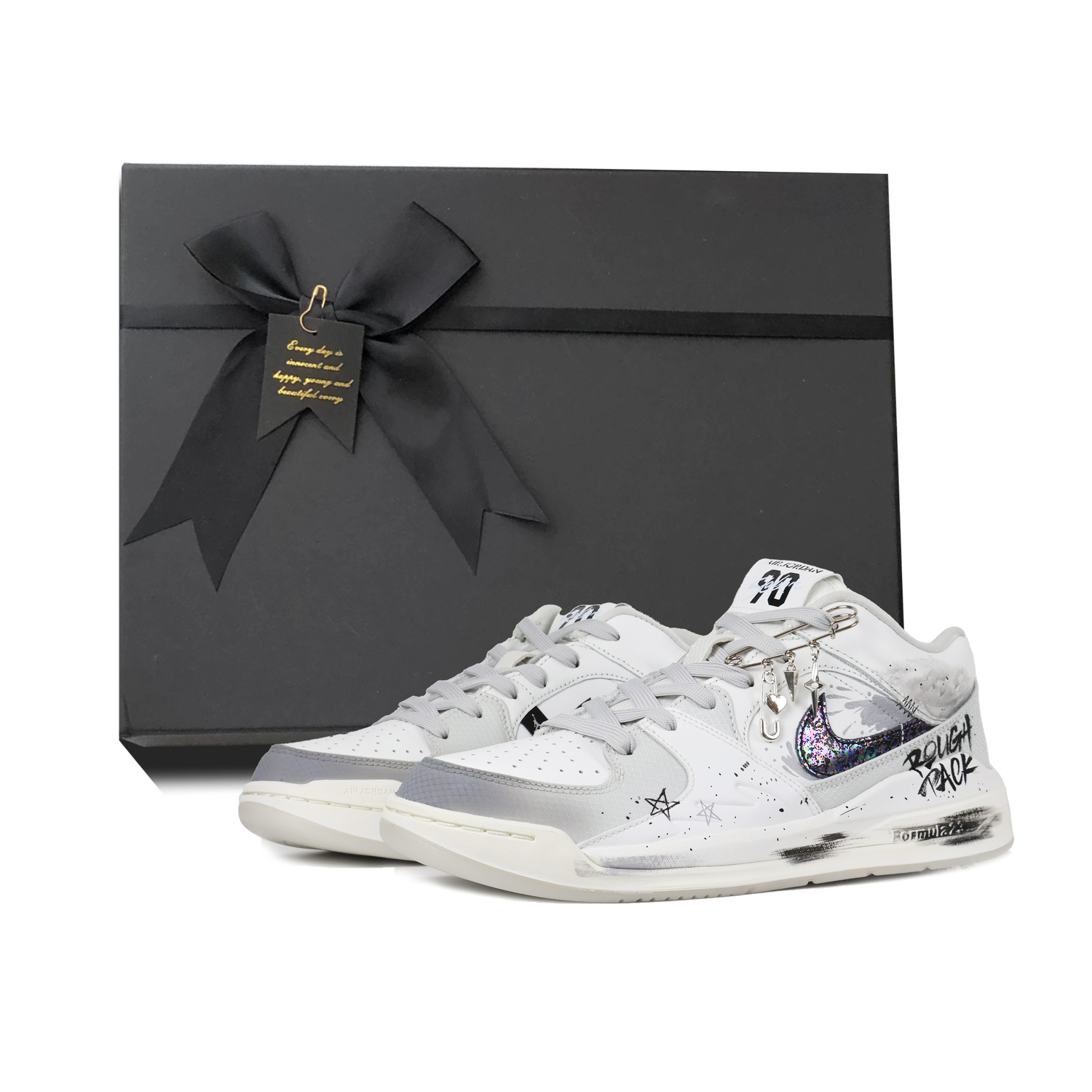 Jordan Кроссовки Stadium 90 Rhapsody, износостойкие, с возможностью увеличения высоты, низкие, винтажные, баскетбольные, унисекс, черный с белым
Jordan Кроссовки Stadium 90 Rhapsody, износостойкие, с возможностью увеличения высоты, низкие, винтажные, баскетбольные, унисекс, черный с белым