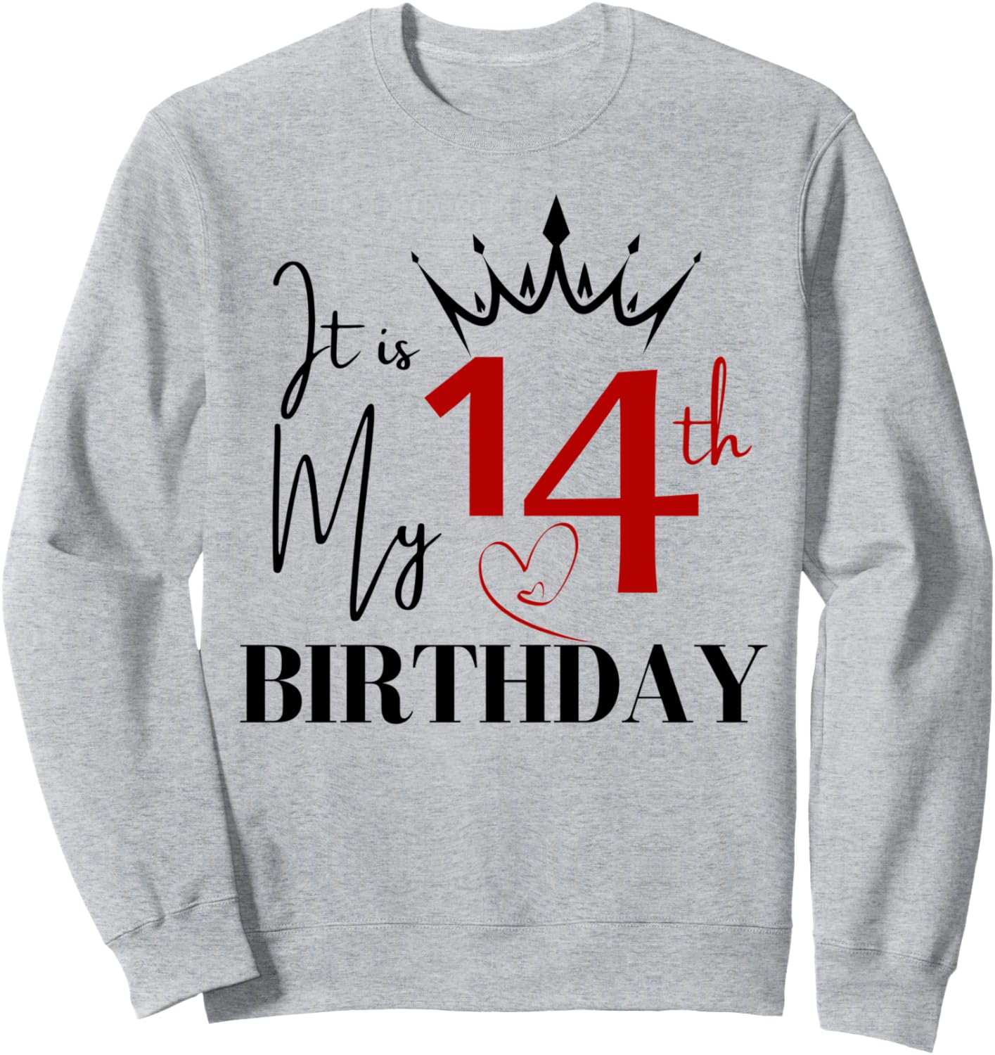 «Мне исполняется 14 лет, принцесса!» - красно-черная праздничная толстовка для девочки Family Look Red And Black Golden Decorations Gifts
«Мне исполняется 14 лет, принцесса!» - красно-черная праздничная толстовка для девочки Family Look Red And Black Golden Decorations Gifts