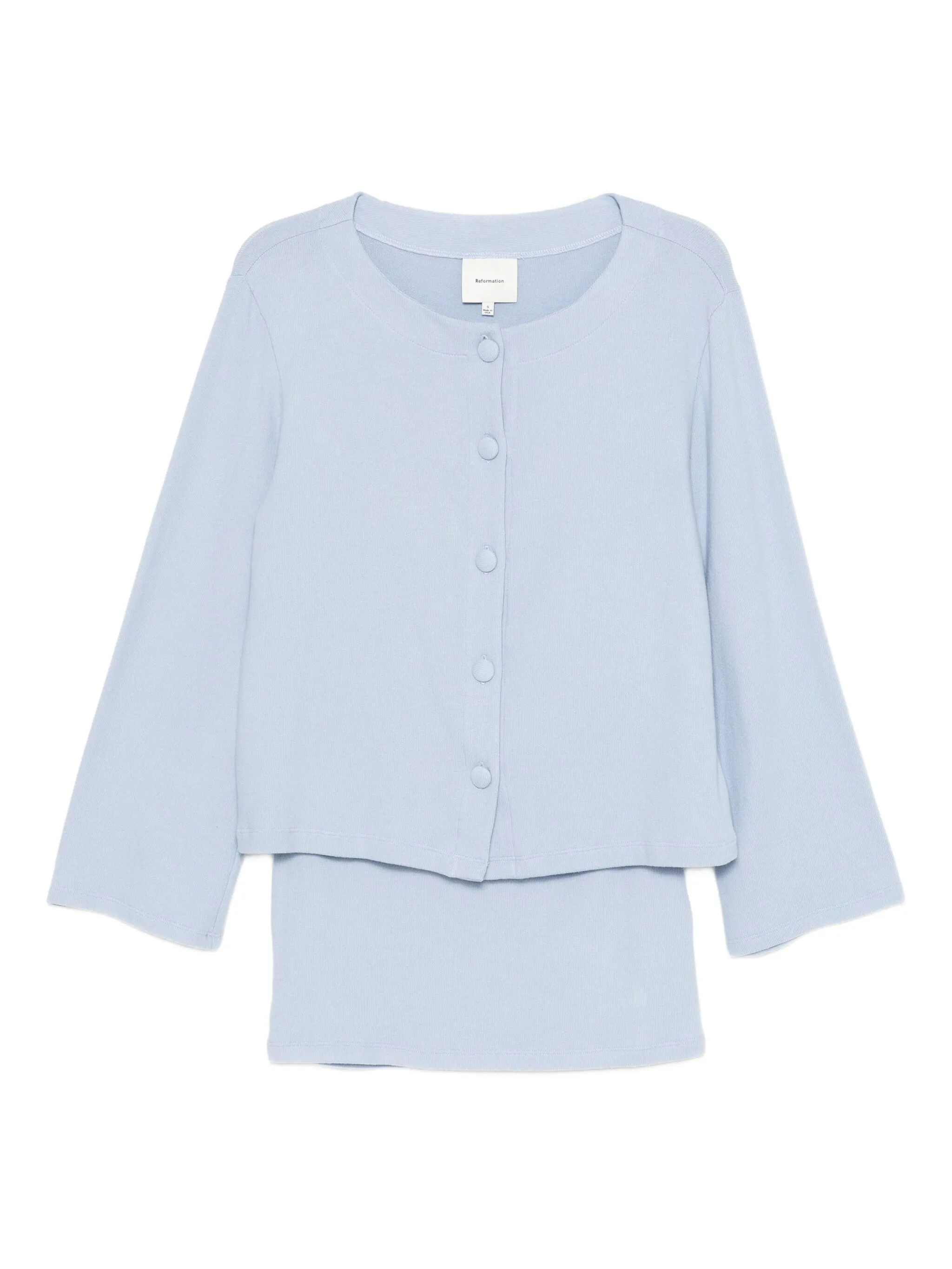 Комплект Hunter из кардигана и топа Reformation, синий
Комплект Hunter из кардигана и топа Reformation, синий