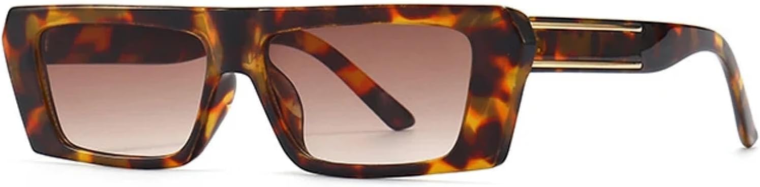 Ретро маленькие прямоугольные солнцезащитные очки для женщин, модные градиентные очки с защитой от УФ-излучения для мужчин, полосатые солнцезащитные очки TVTBBVV, Leopard Tea Gradient
Ретро маленькие прямоугольные солнцезащитные очки для женщин, модные градиентные очки с защитой от УФ-излучения для мужчин, полосатые солнцезащитные очки TVTBBVV, Leopard Tea Gradient