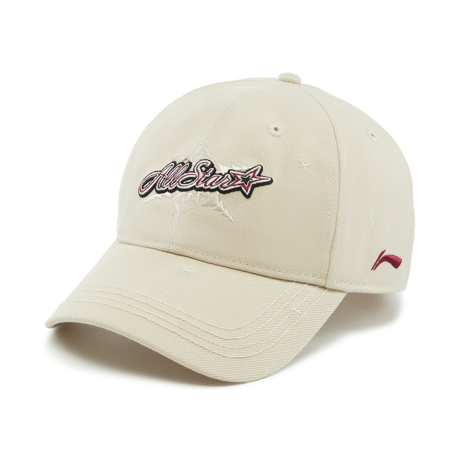 LINING Бейсболка унисекс белая, White
LINING Бейсболка унисекс белая, White