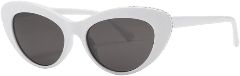 Стильные солнцезащитные очки с бриллиантами для женщин 2027 года, винтажная оправа с кристаллами, очки-«кошачий глаз», женские солнцезащитные очки UV400 MTZJH, C6 White Gray
Стильные солнцезащитные очки с бриллиантами для женщин 2027 года, винтажная оправа с кристаллами, очки-«кошачий глаз», женские солнцезащитные очки UV400 MTZJH, C6 White Gray