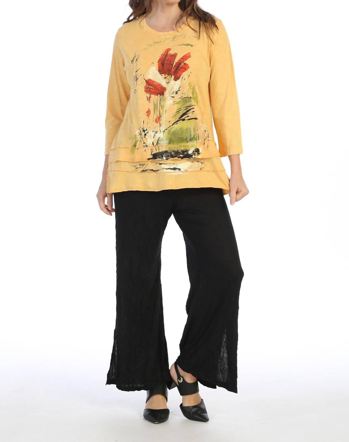 Celine Многослойный топ в желтом цвете Jess & Jane
Celine Многослойный топ в желтом цвете Jess & Jane