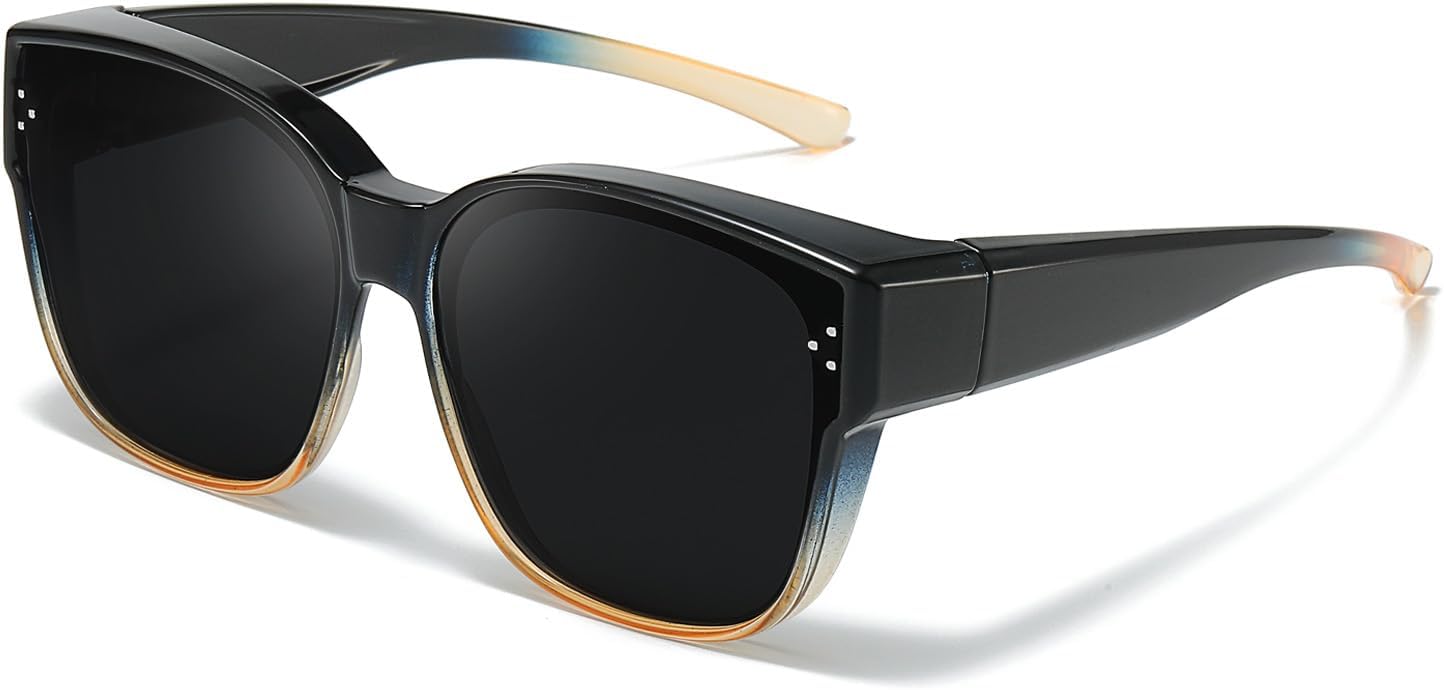 Стильные солнцезащитные очки-накладки для женщин, дизайнерские солнцезащитные очки увеличенного размера с поляризацией и защитой UV400 V11 Chicid, V10 Gradient Brown/Grey
Стильные солнцезащитные очки-накладки для женщин, дизайнерские солнцезащитные очки увеличенного размера с поляризацией и защитой UV400 V11 Chicid, V10 Gradient Brown/Grey