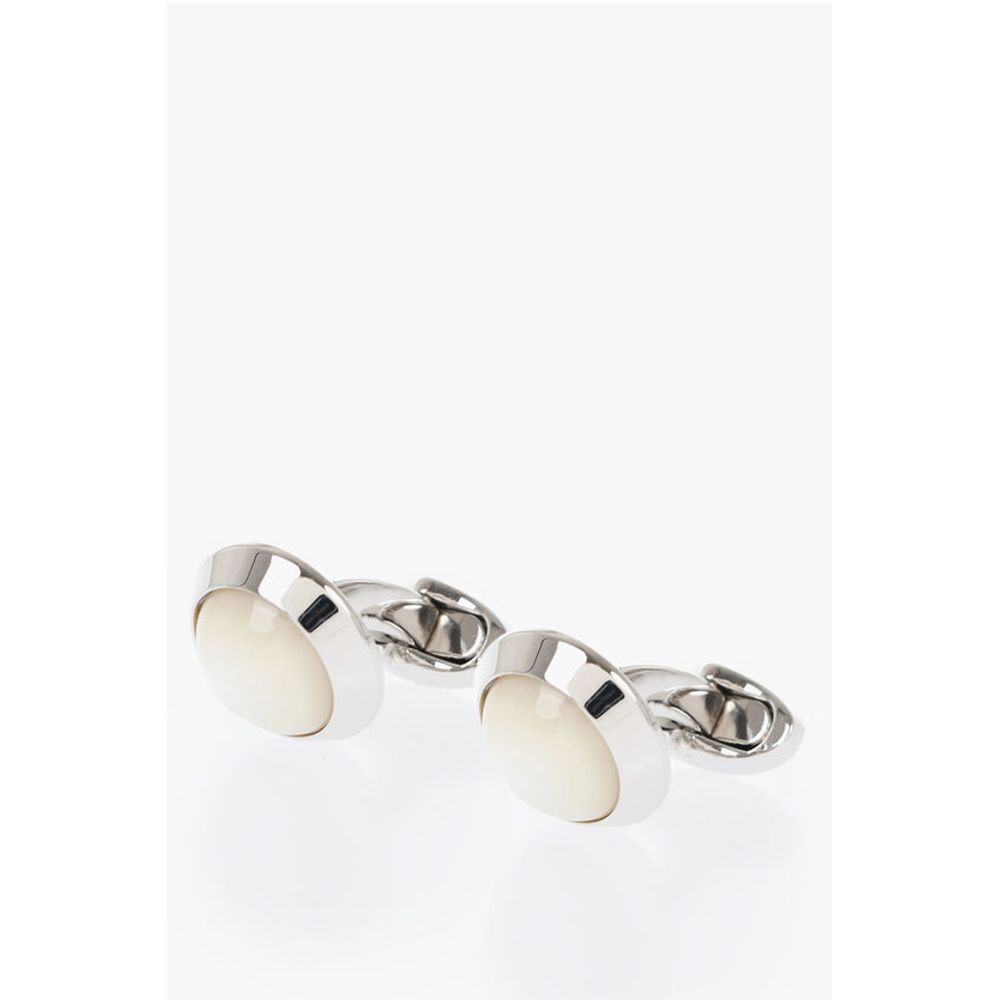 Запонки из латуни с перламутровой отделкой Corneliani, белый
Запонки из латуни с перламутровой отделкой Corneliani, белый