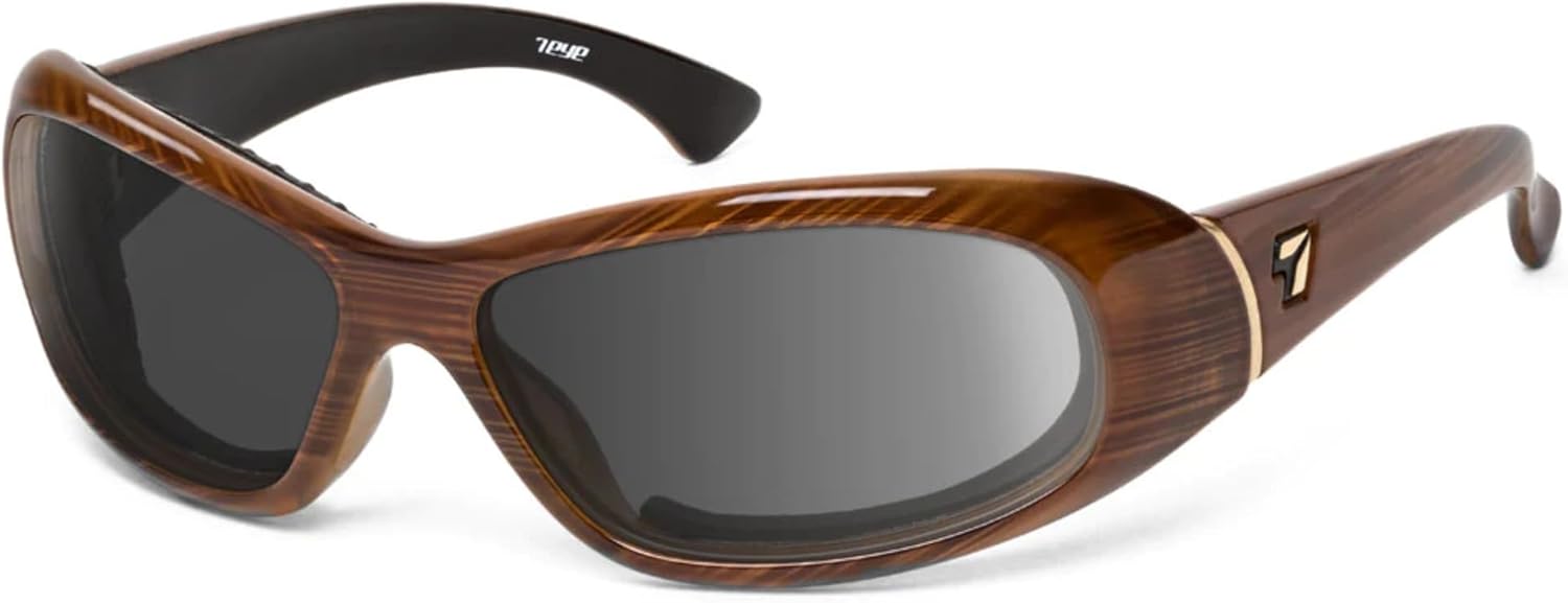 7-глазные солнцезащитные очки ZEPHYR с ветрозащитной подкладкой и фотохромными линзами для активного отдыха, 100% защита от UVA + UVB излучения 7 EYE, Sandalwood Frame/Clear to Dark Gray Lenses
7-глазные солнцезащитные очки ZEPHYR с ветрозащитной подкладкой и фотохромными линзами для активного отдыха, 100% защита от UVA + UVB излучения 7 EYE, Sandalwood Frame/Clear to Dark Gray Lenses