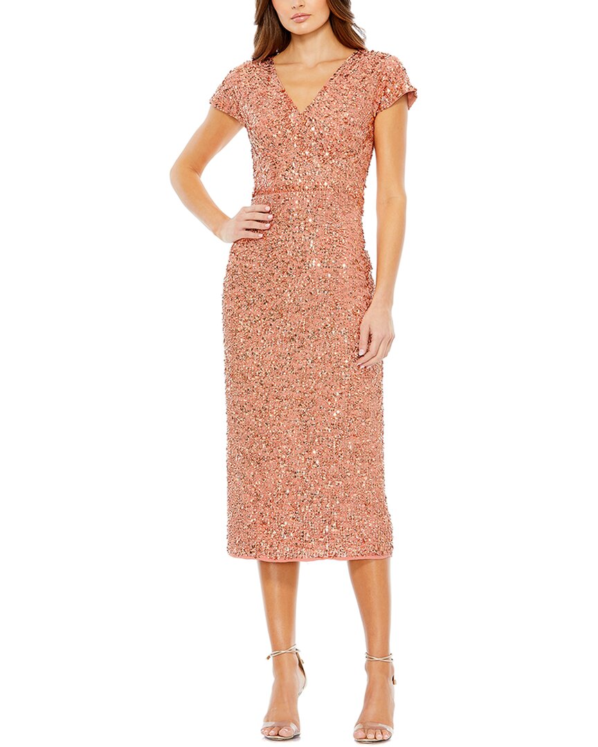 Мак Даггал Платье-обертка с пайетками Mac Duggal, желтый
Мак Даггал Платье-обертка с пайетками Mac Duggal, желтый