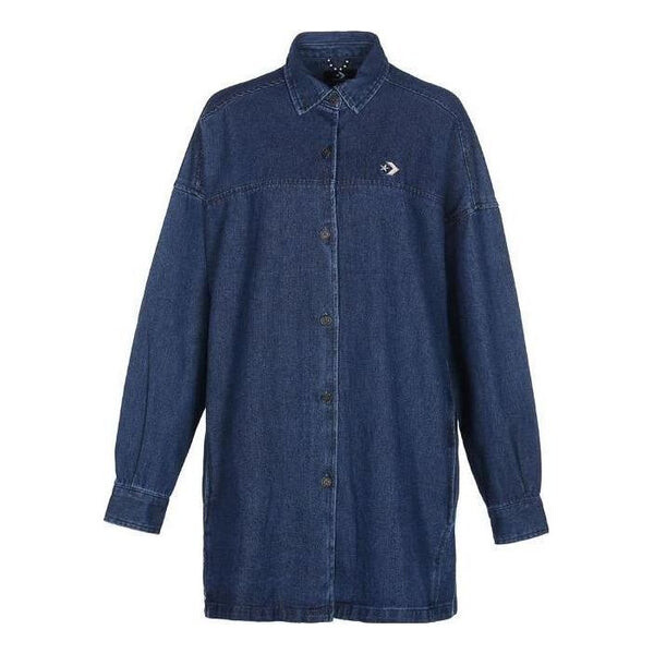 Куртка utility woven shirt 'blue' Converse, синий 
Куртка utility woven shirt 'blue' Converse, синий