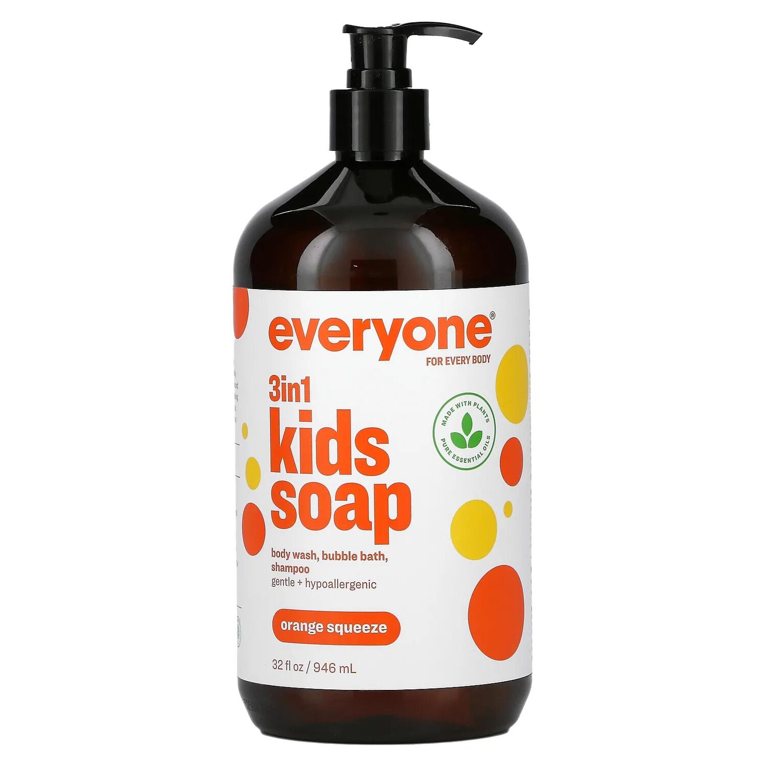 EO Products Детское мыло Everyone Soap for Every Kid с ароматом апельсинового сока 32 жидких унции (960 мл)
EO Products Детское мыло Everyone Soap for Every Kid с ароматом апельсинового сока 32 жидких унции (960 мл)