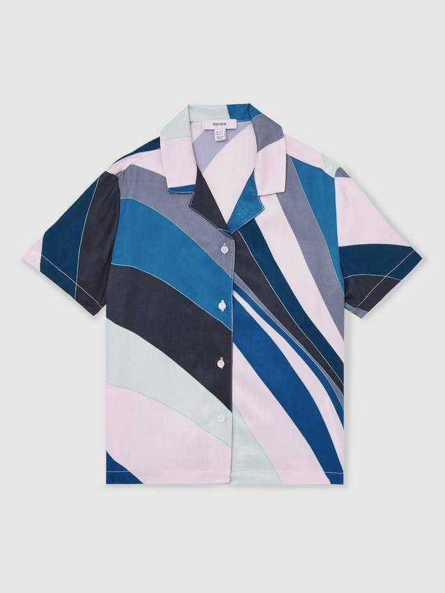 Детская рубашка Tommi с принтом и воротником куба Reiss, Blue Print
Детская рубашка Tommi с принтом и воротником куба Reiss, Blue Print