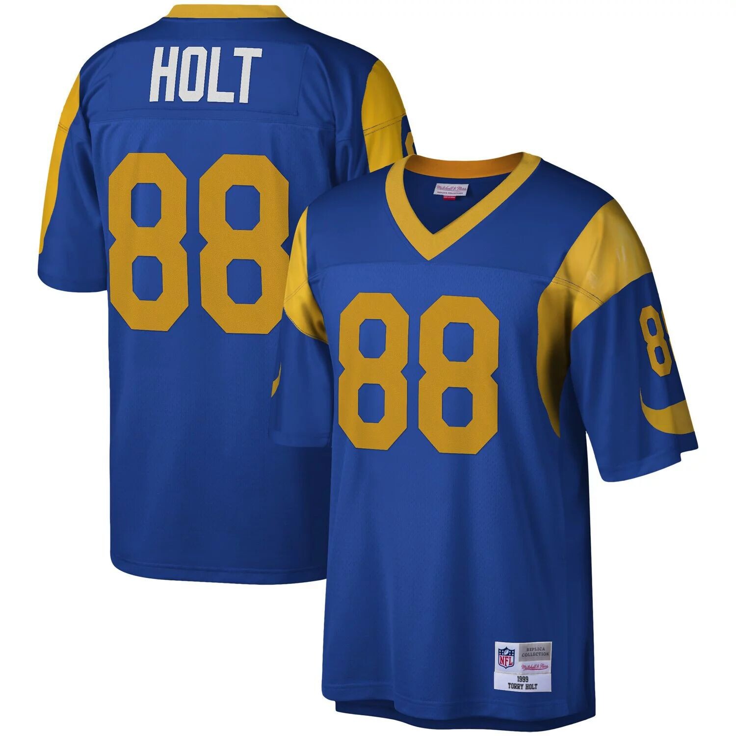 Мужская футболка Mitchell & Ness Torry Holt Royal Los Angeles Rams 1999 Legacy Replica
Мужская футболка Mitchell & Ness Torry Holt Royal Los Angeles Rams 1999 Legacy Replica