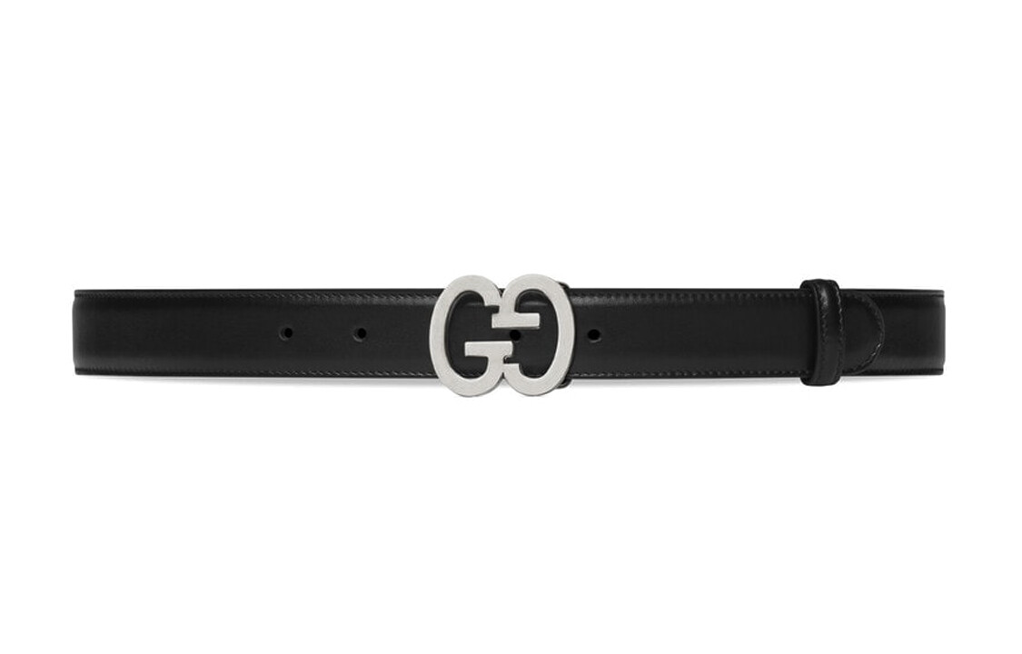 Ремень кожаный Gucci Buckle Wide мужской, черный 
Ремень кожаный Gucci Buckle Wide мужской, черный