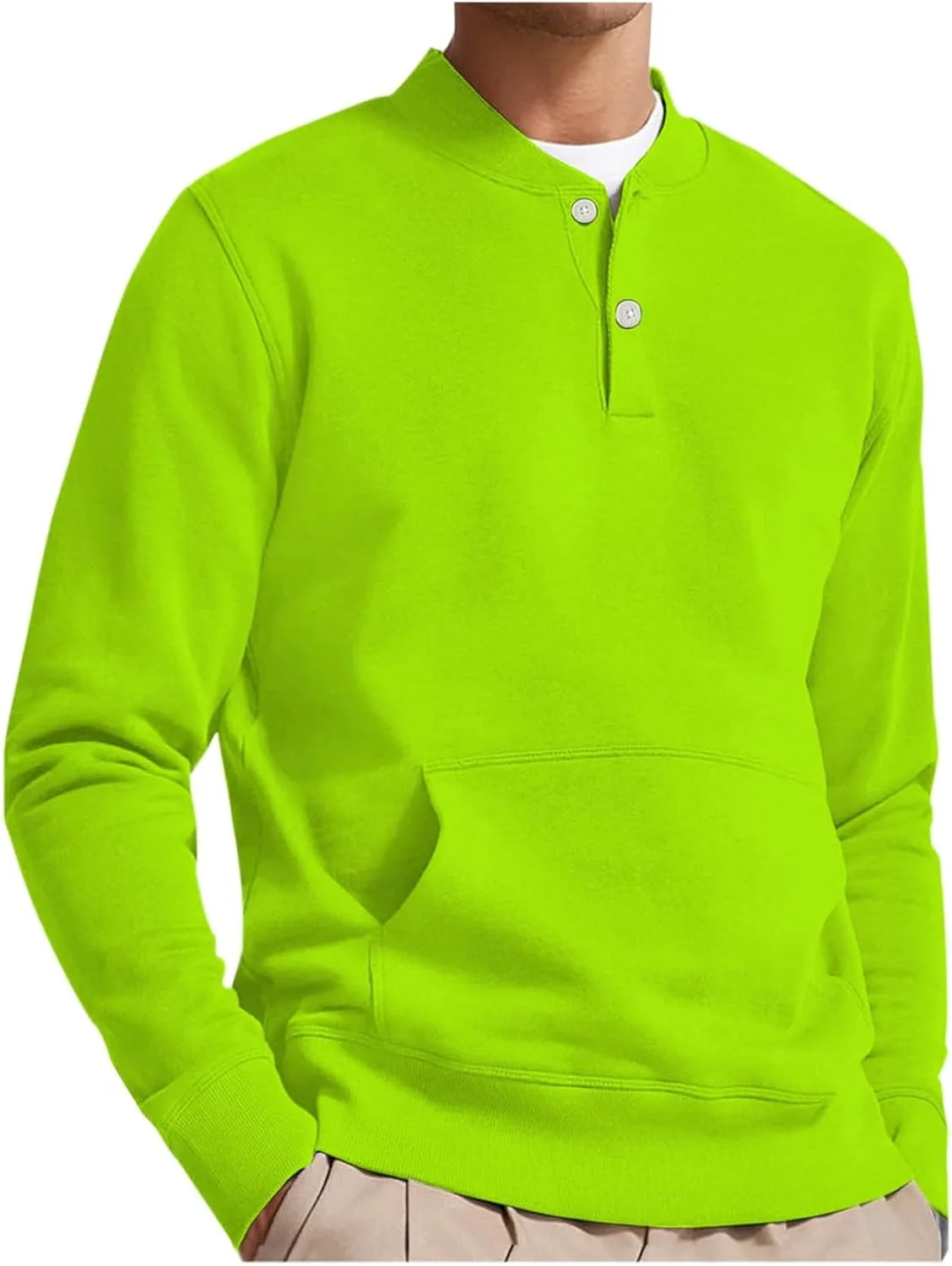 Мужская толстовка-поло с длинным рукавом
Мужская толстовка-поло с длинным рукавом