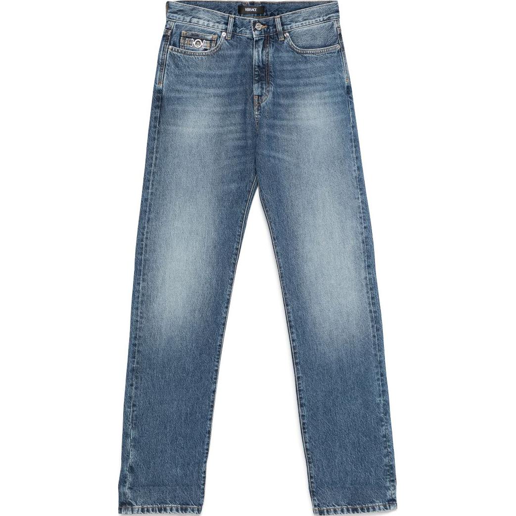 Джинсы с деталью Barocco VERSACE, индиго
Джинсы с деталью Barocco VERSACE, индиго