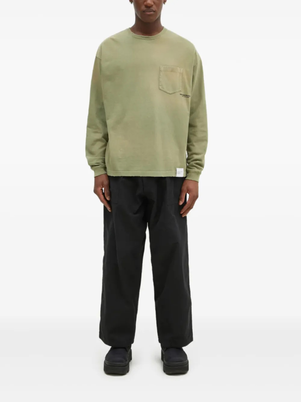 Футболка из хлопка с надписью «Neighborhood», зеленый
Футболка из хлопка с надписью «Neighborhood», зеленый