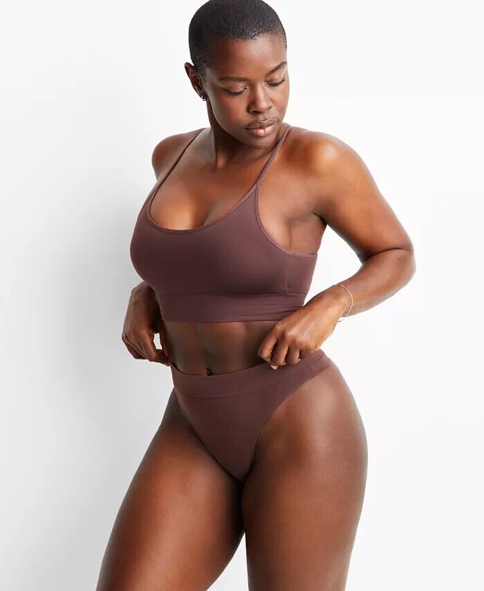 Женский бесшовный бюстгальтер без косточек State of Day, коричневый
Женский бесшовный бюстгальтер без косточек State of Day, коричневый