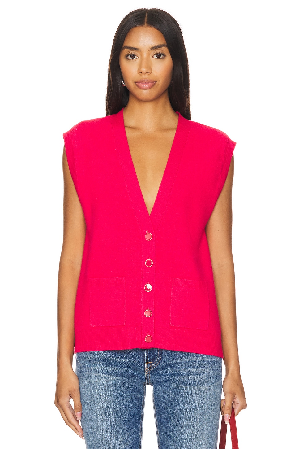 Жилет джессика на пуговицах спереди 525, красный
Жилет джессика на пуговицах спереди 525, красный