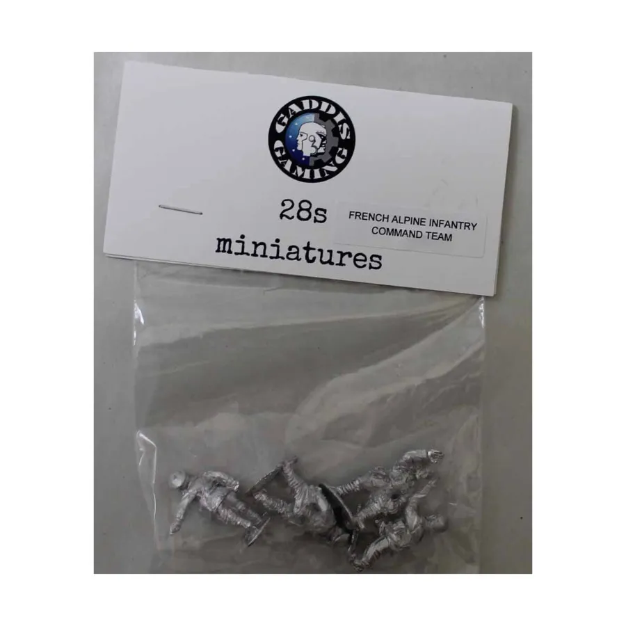Командная группа FRA Alpine из четырех человек, WWII Miniatures - France - Infantry (28mm)
Командная группа FRA Alpine из четырех человек, WWII Miniatures - France - Infantry (28mm)