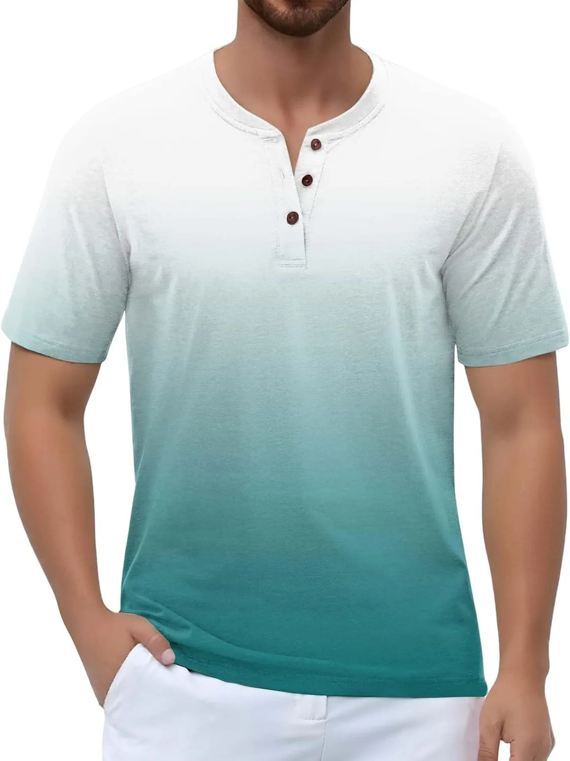 Мужская футболка Henley с коротким рукавом, градиент, S-2XL WENKOMG1
Мужская футболка Henley с коротким рукавом, градиент, S-2XL WENKOMG1