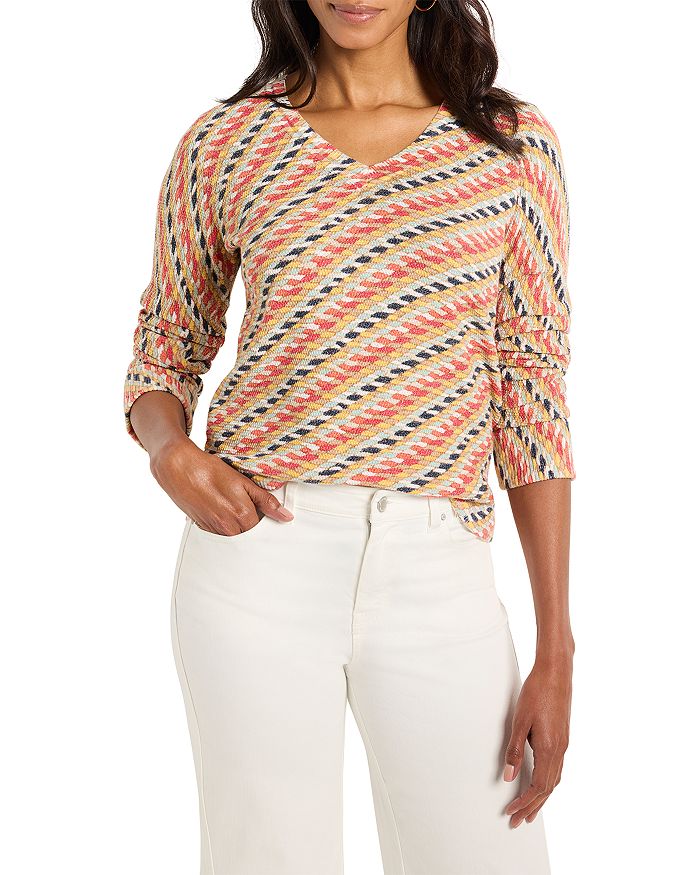 Свитер с V-образным вырезом Rope Twist NIC+ZOE, мультиколор
Свитер с V-образным вырезом Rope Twist NIC+ZOE, мультиколор