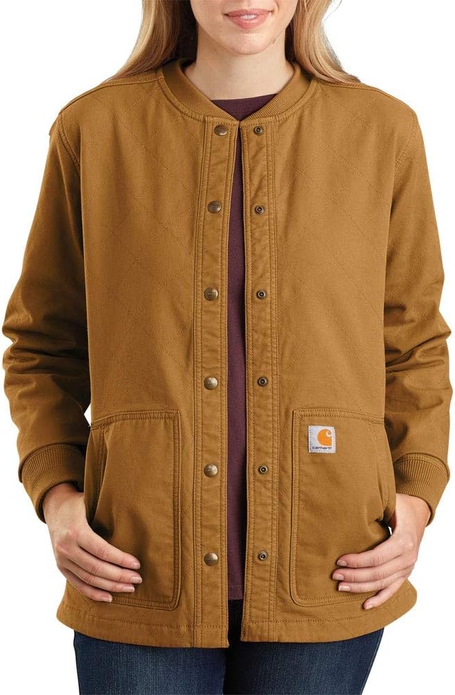 Carhartt Women's 104415 Женская рубашка на кнопках из хлопка, Carhartt Brown
Carhartt Women's 104415 Женская рубашка на кнопках из хлопка, Carhartt Brown
