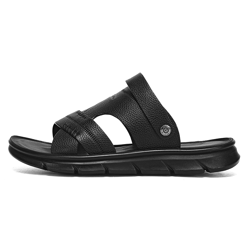 Mulinsen Пляжные сандалии мужские, черно-коричневые 
Mulinsen Пляжные сандалии мужские, черно-коричневые