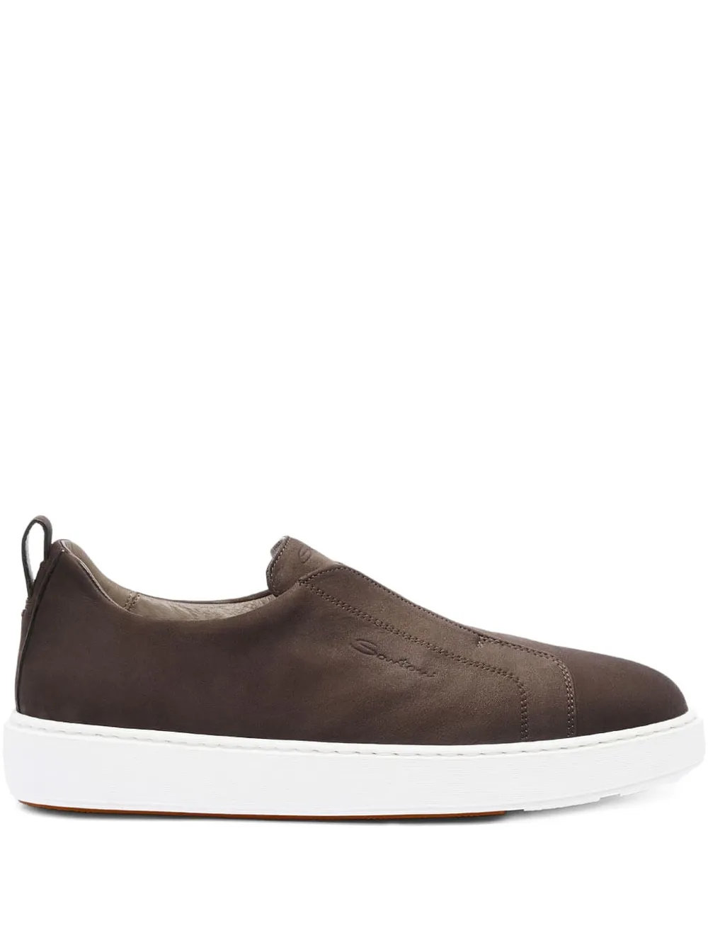 Слипоны из телячьей кожи Santoni, коричневый
Слипоны из телячьей кожи Santoni, коричневый