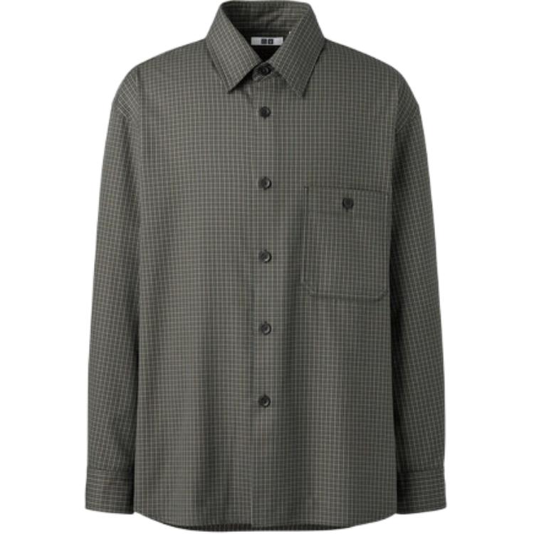 Uniqlo Рубашки унисекс, оливковый лацкан, умеренный крой
Uniqlo Рубашки унисекс, оливковый лацкан, умеренный крой