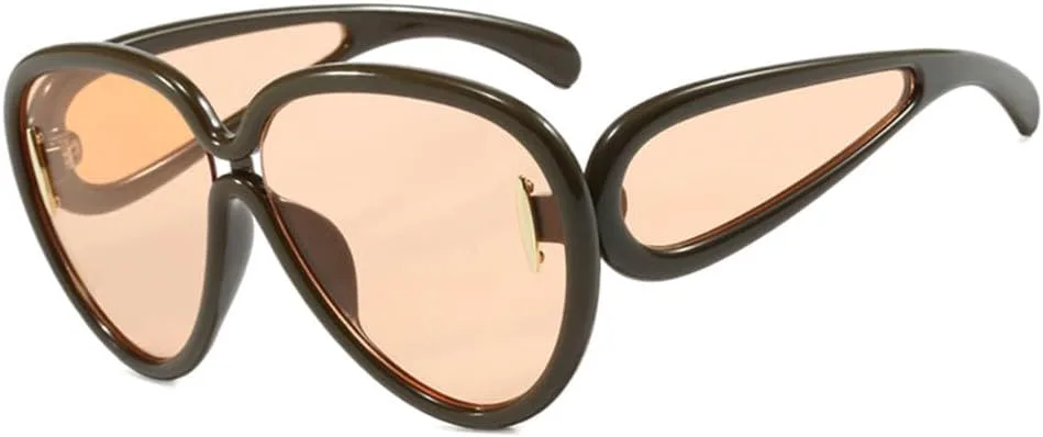 Большие круглые солнцезащитные очки в стиле панк для женщин, овальные солнцезащитные очки в стиле стимпанк для женщин, очки в крупной оправе Generic, M-109
Большие круглые солнцезащитные очки в стиле панк для женщин, овальные солнцезащитные очки в стиле стимпанк для женщин, очки в крупной оправе Generic, M-109