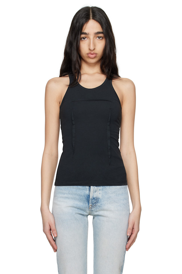 Тяжелая хлопковая майка-джерси Mm6 Maison Margiela, черный
Тяжелая хлопковая майка-джерси Mm6 Maison Margiela, черный