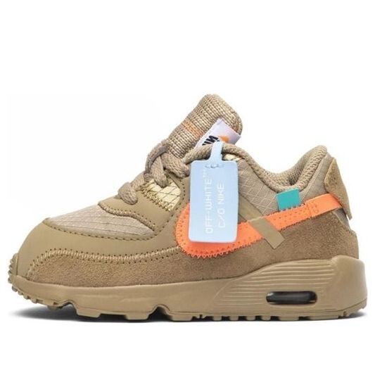 Кроссовки x off-white air max 90 'desert ore' Nike, мультиколор 
Кроссовки x off-white air max 90 'desert ore' Nike, мультиколор