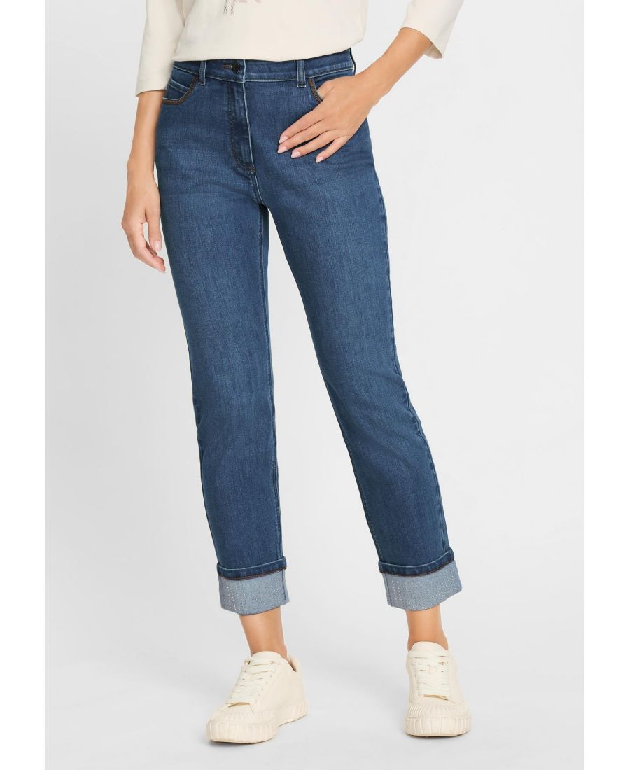 Женские джинсы Mona Fit прямого кроя с пятью карманами и отделкой стразами по низу Olsen, Blue denim
Женские джинсы Mona Fit прямого кроя с пятью карманами и отделкой стразами по низу Olsen, Blue denim