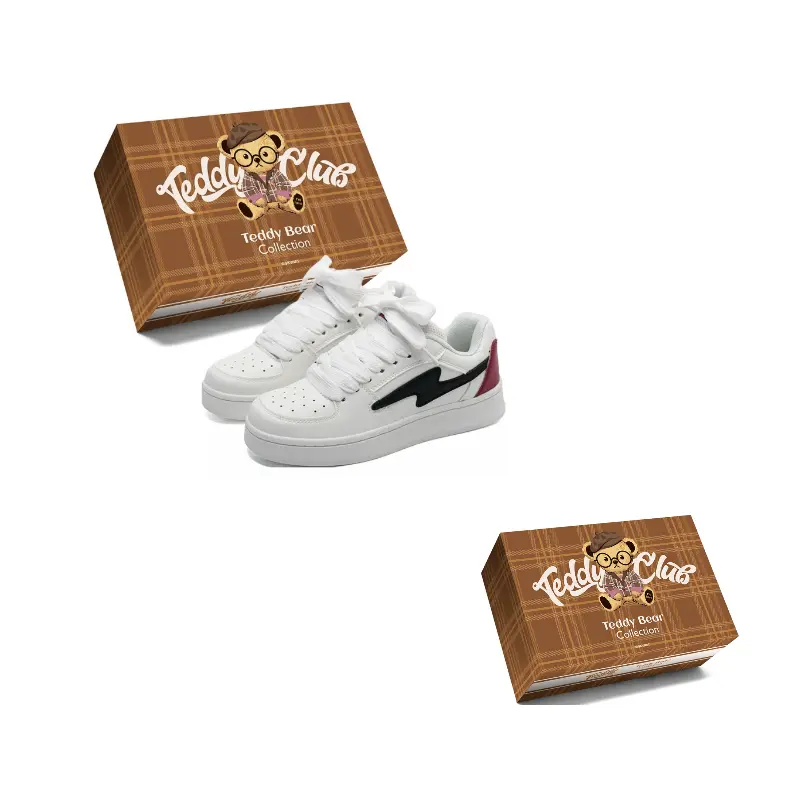 Teddy Bear Collection Низкие скейтбордские кроссовки унисекс белый черный красный, цвет White Black Red
Teddy Bear Collection Низкие скейтбордские кроссовки унисекс белый черный красный, цвет White Black Red