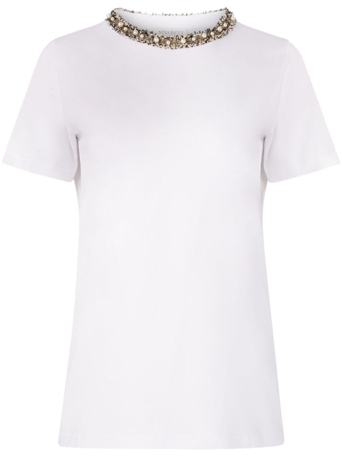 Nina Ricci декорированная футболка, белый
Nina Ricci декорированная футболка, белый