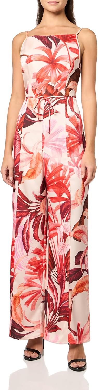 GUESS женский безрукавный комбинезон Sana Satin, Tropic Eclipse Print Coral
GUESS женский безрукавный комбинезон Sana Satin, Tropic Eclipse Print Coral