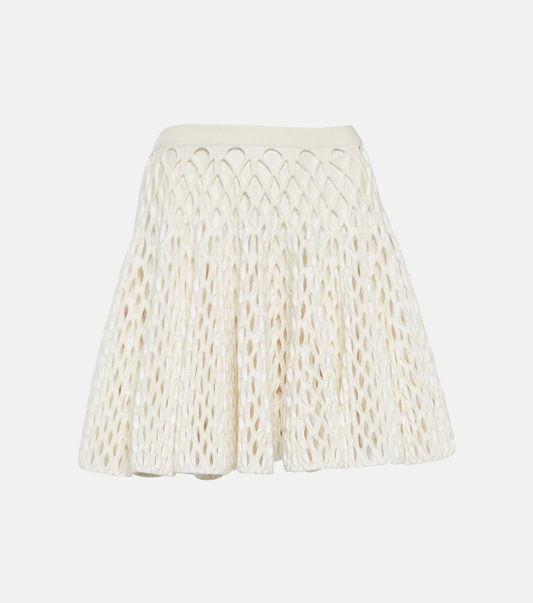 Трикотажная мини-юбка с высокой посадкой ALAÏA, нейтральный
Трикотажная мини-юбка с высокой посадкой ALAÏA, нейтральный