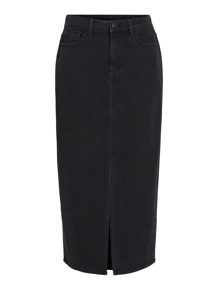 Юбка до колена Vila, черный деним
Юбка до колена Vila, черный деним